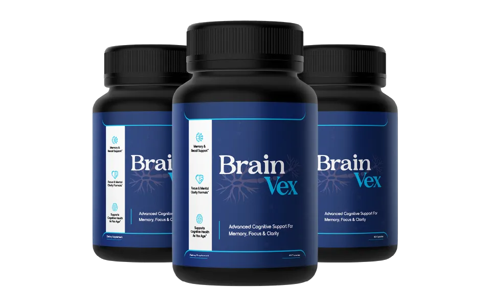 BrainVex™ Cognitive Support Supplement Bottles